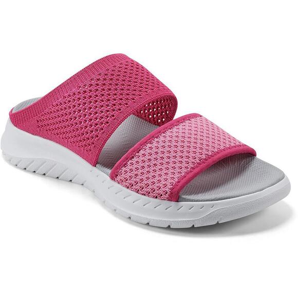 Easy Spirit Womens Davera 2 Open Toe Slip On Slide Sandals 8 Medium - Picture 1 of 3